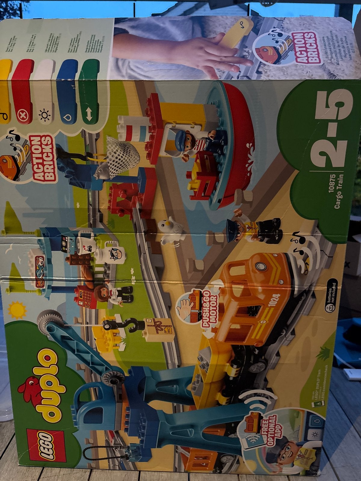 LEGO Duplo 10875 Trein met doos - compleet, Ophalen of Verzenden, Zo goed als nieuw