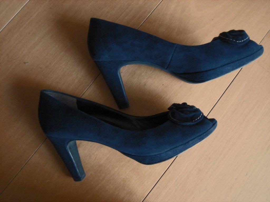 Chique nachtblauw suede pumps PAUL GREEN 39 snazzeys, Pumps, Nieuw, Paul Green, Verzenden