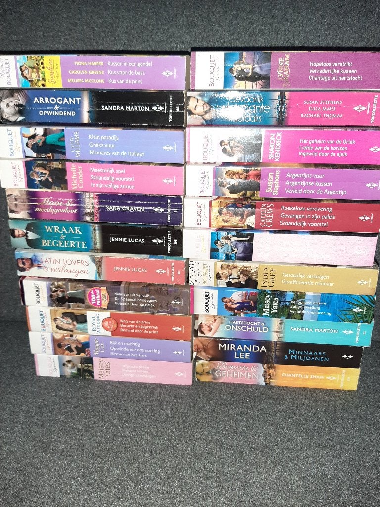 Bouquet/Harlequin, Ophalen, Gelezen, Diverse auteurs