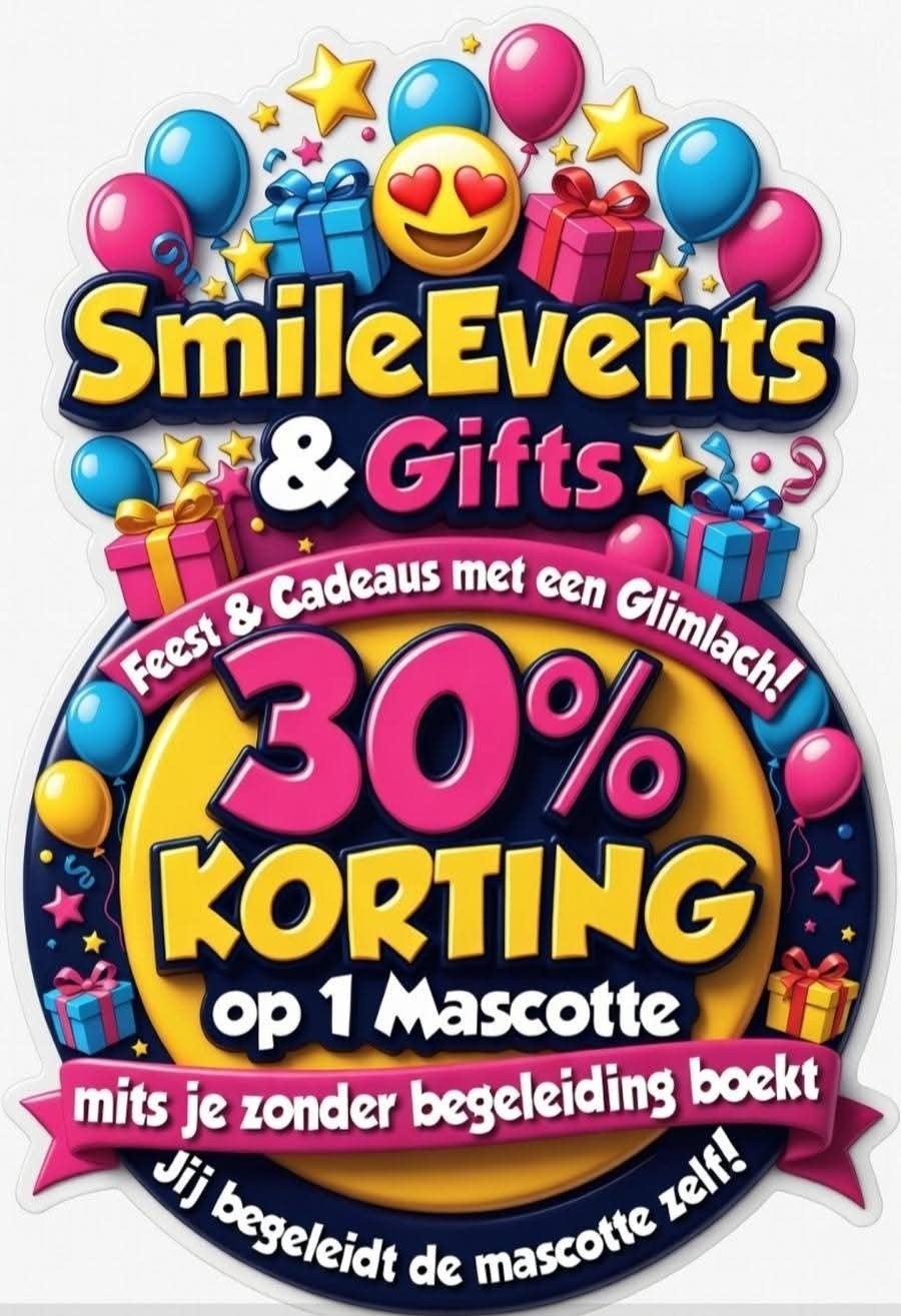 Mascottes huren met 30% korting - Zelf begeleiden!, Ophalen of Verzenden