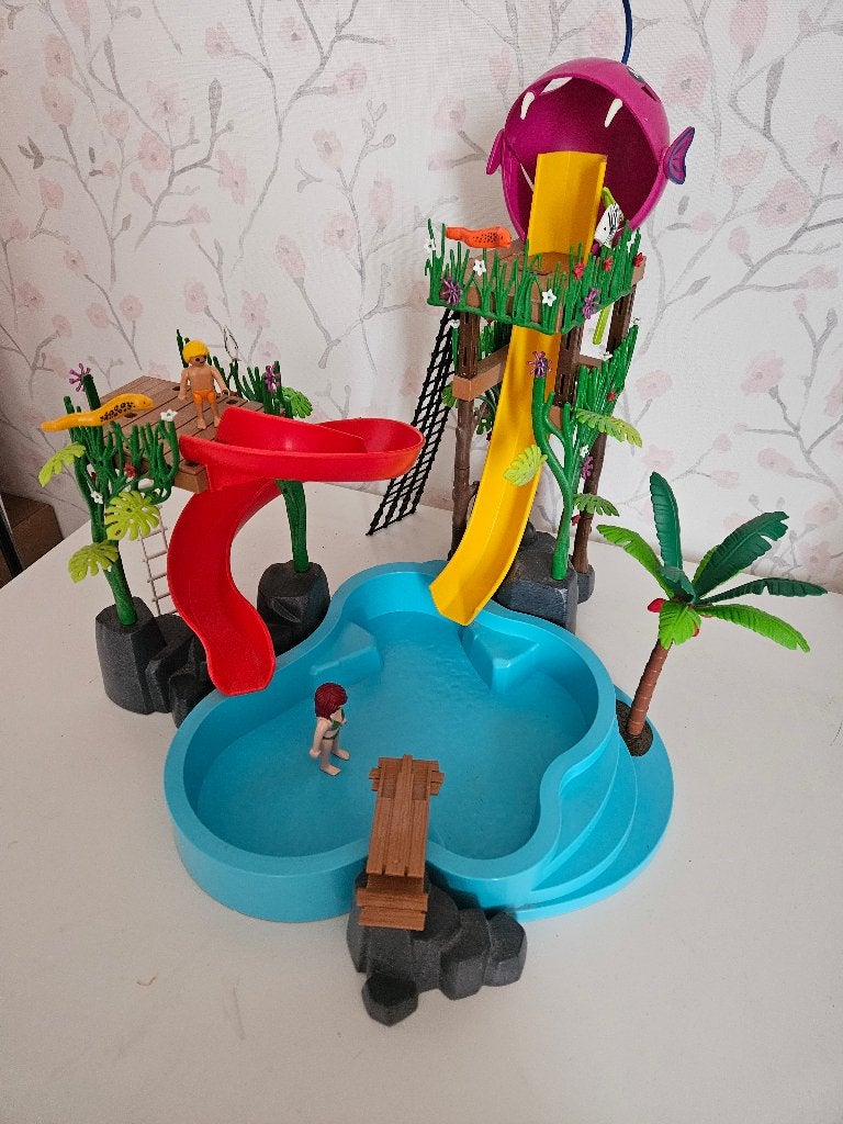 Playmobil Family fun waterpark 70609, Complete set, Overige typen, Zo goed als nieuw, Family fun