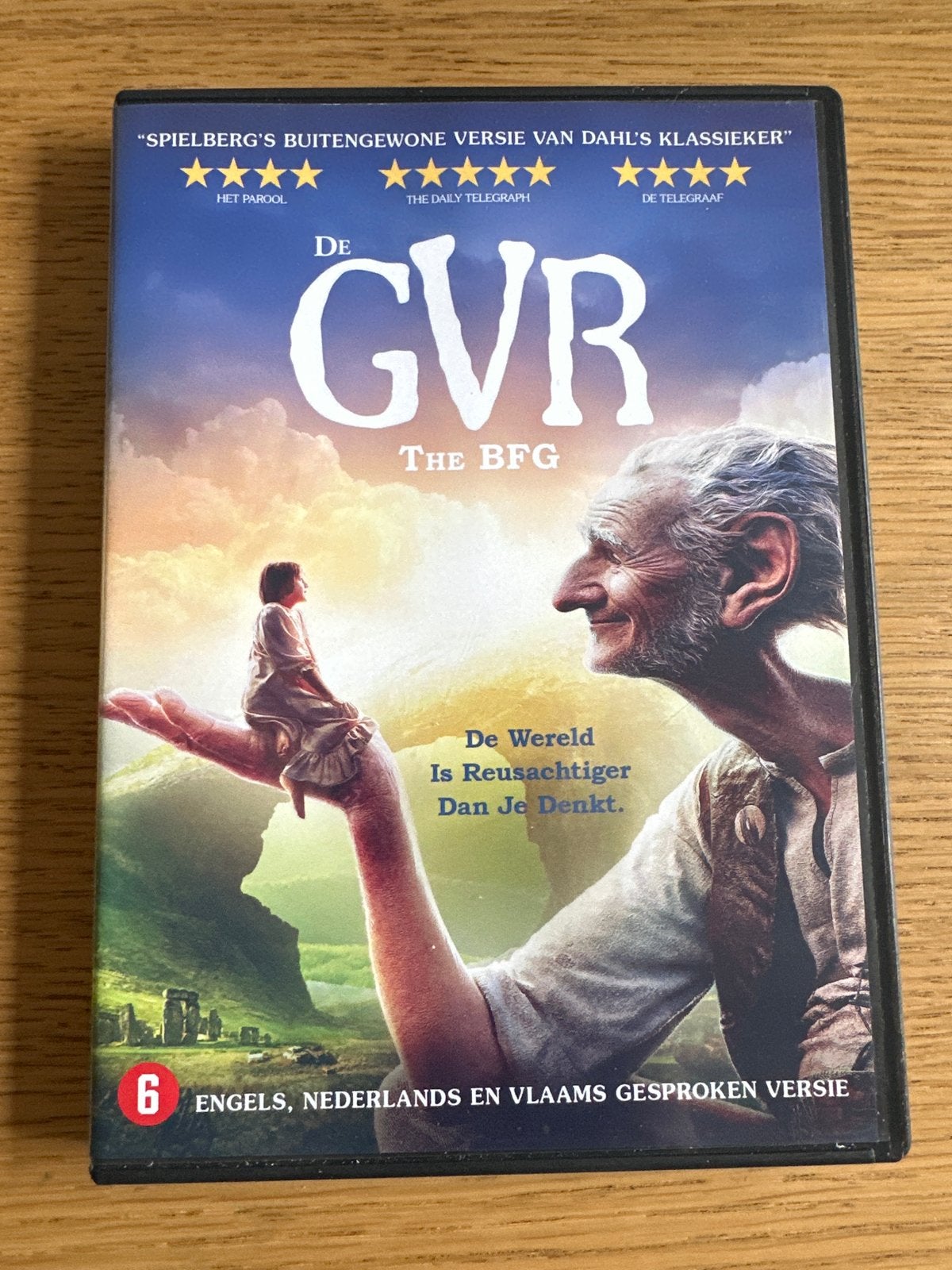 De GVR (The BFG) - Spielberg's Klassieker op DVD, Zo goed als nieuw, Vanaf 6 jaar, Familie, Film