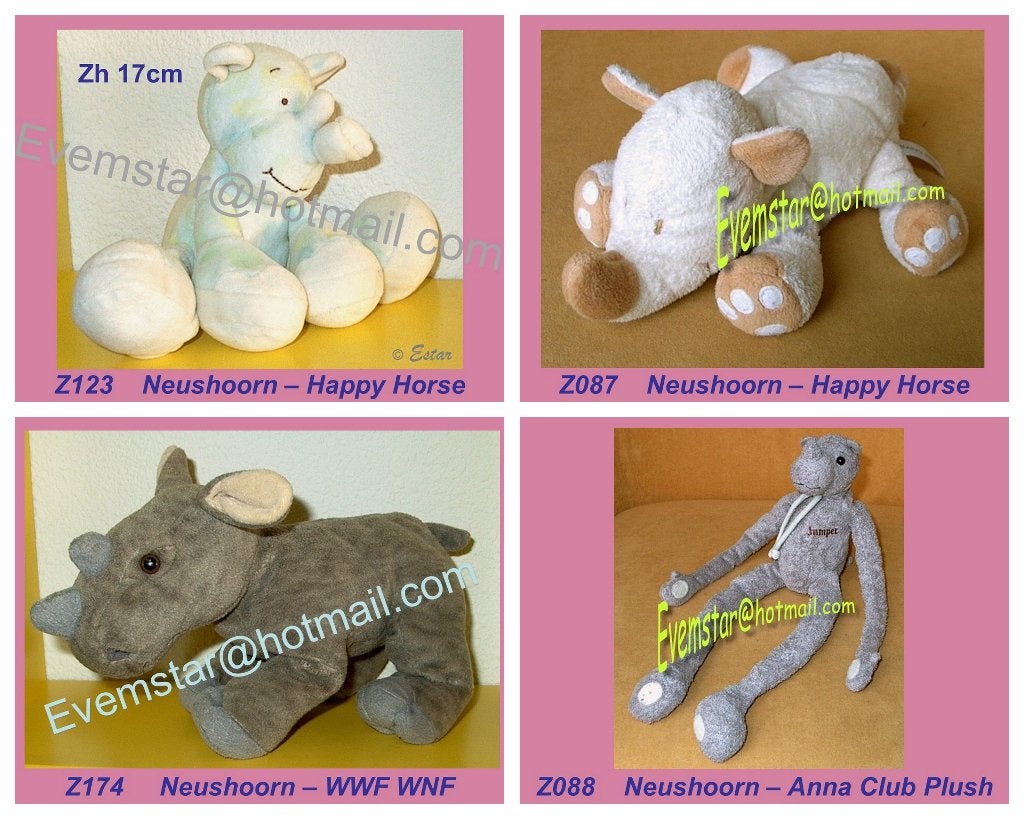 Neushoorn - Happy Horse WWF WNF Anna Club Plush, Ophalen, Zo goed als nieuw, Overige typen