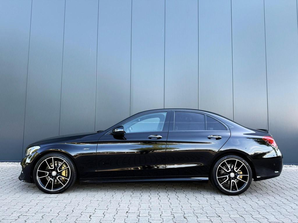 Mercedes-Benz C-klasse 450 AMG 4MATIC Burmester / Leer / Mem, Auto's, Euro 6, 367 pk, Leder, Bedrijf