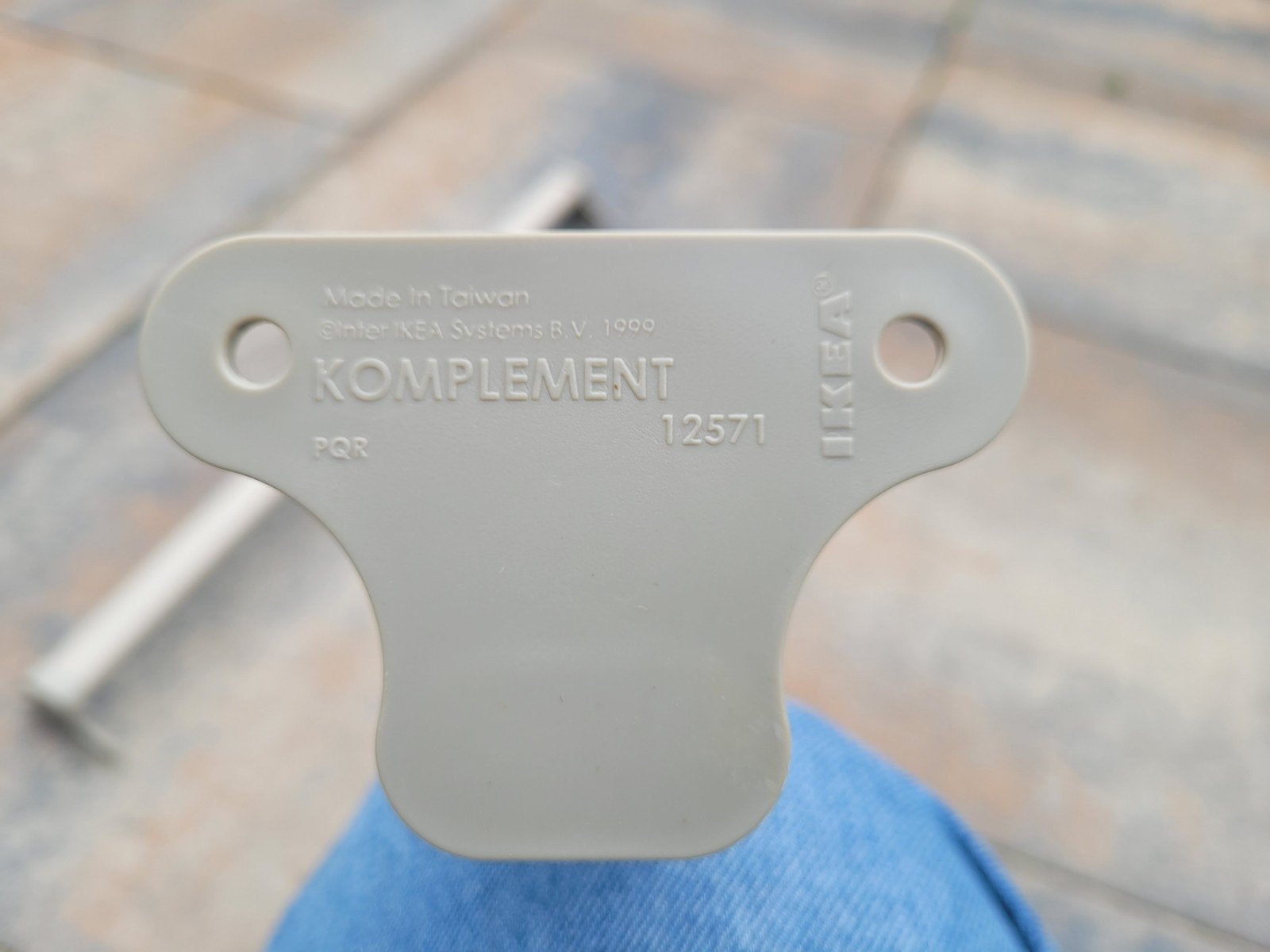 kledingroede komplement 12571 Ikea, Ophalen of Verzenden