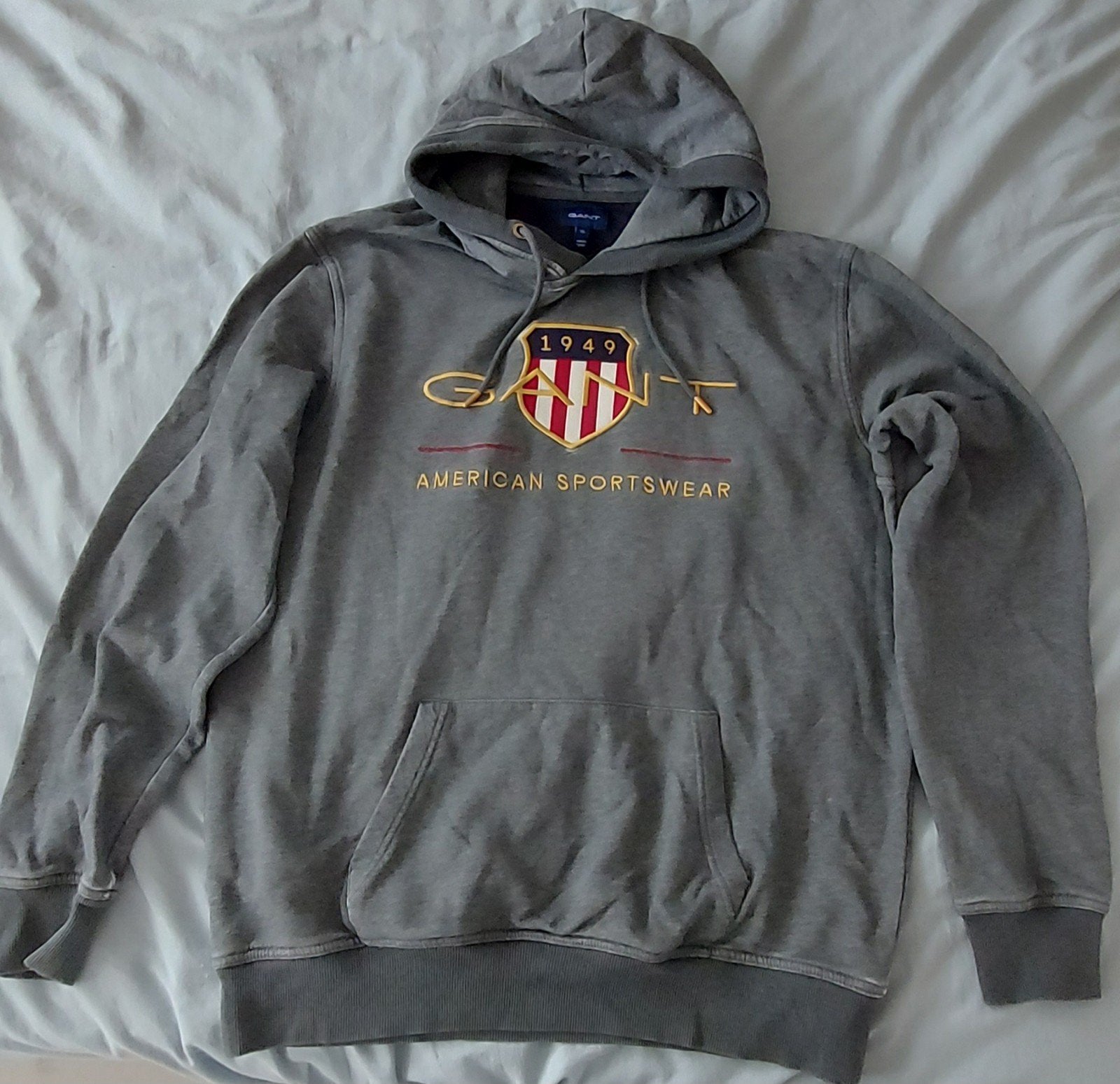 GANT HOODY XL grijs, Kleding | Heren, Truien en Vesten, Ophalen of Verzenden, Zo goed als nieuw, Maat 56/58 (XL), Blauw