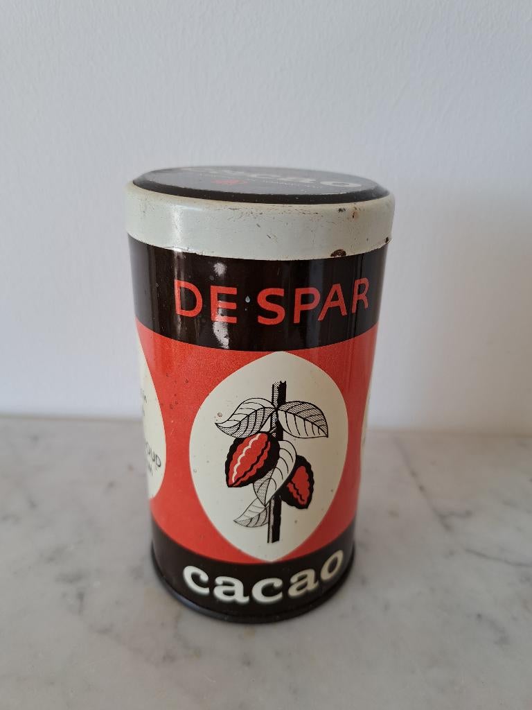 Blik De Spar Cacao, Verzamelen, Blikken, Ophalen of Verzenden, Gebruikt, Overige