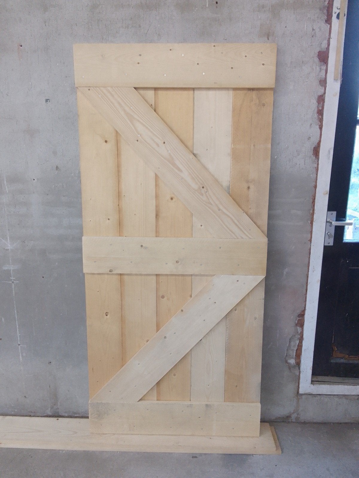 Robuuste landelijke houten Barn wood loft schuif deur, Ophalen, Binnendeur, Nieuw, Schuifdeur