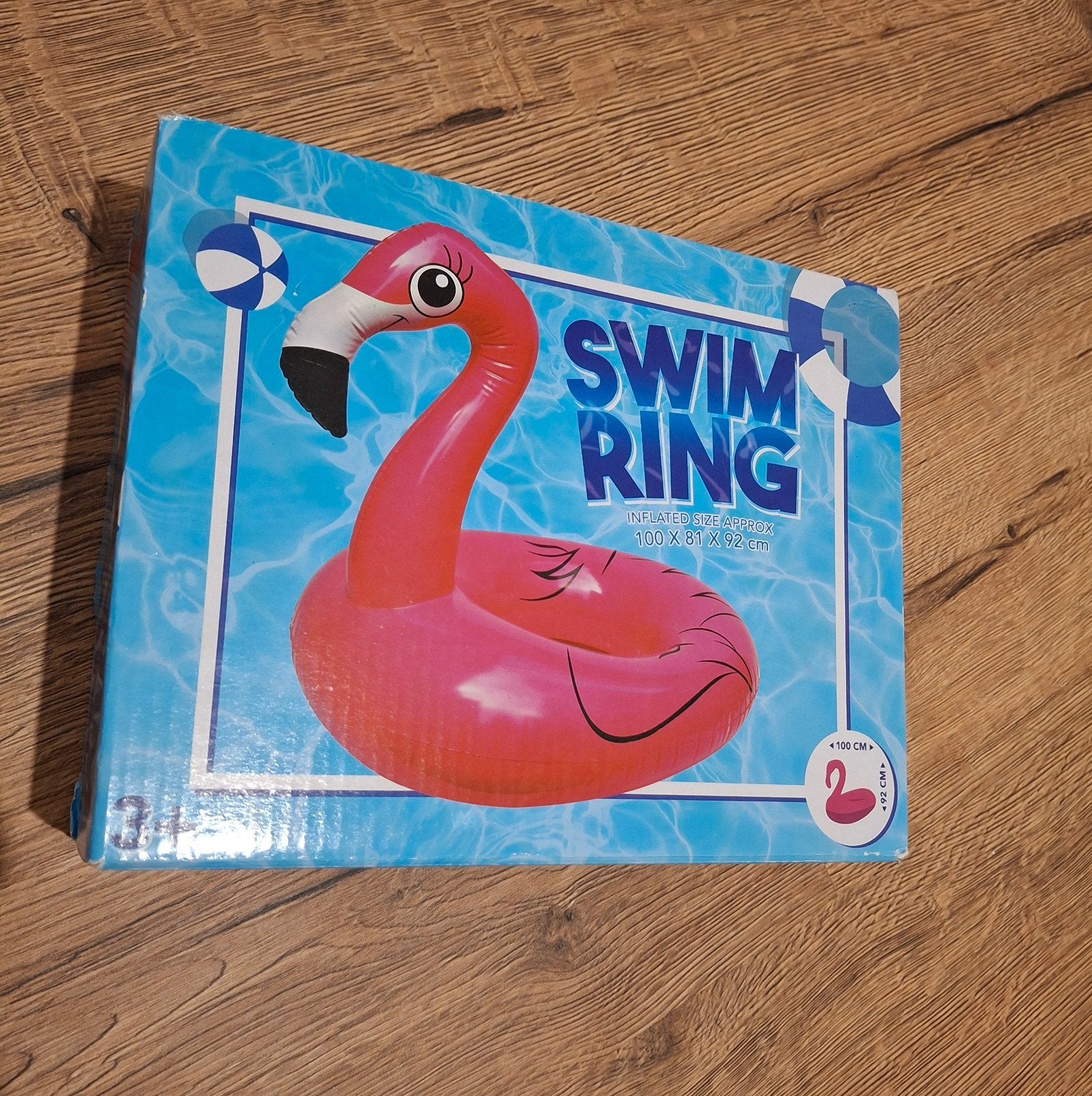 Opblaasbare flamingo zwemband - Nieuw in doos, Ophalen of Verzenden, Nieuw