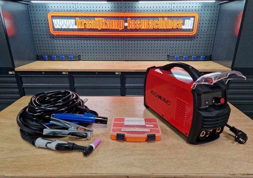 Vernieuwd model! Röwac TIG DC 200WP Ecoline 200a 230v, Ophalen of Verzenden, Nieuw, 150 tot 250 ampère, Tig