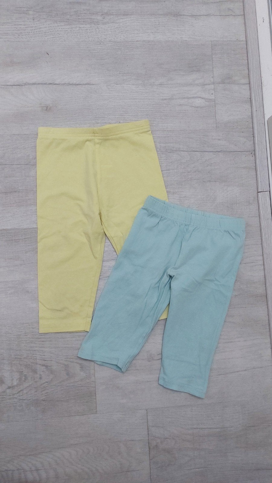 2 capri leggings maat 110/116, Broek, Zeeman, Gebruikt, Meisje