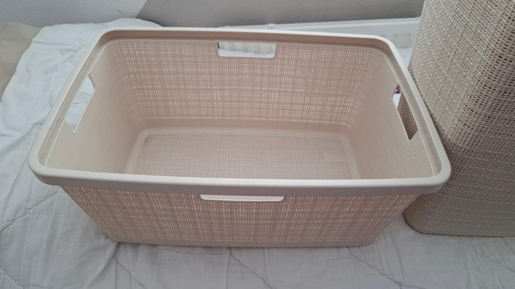 Curver wasmand jute look, Ophalen of Verzenden, Zo goed als nieuw