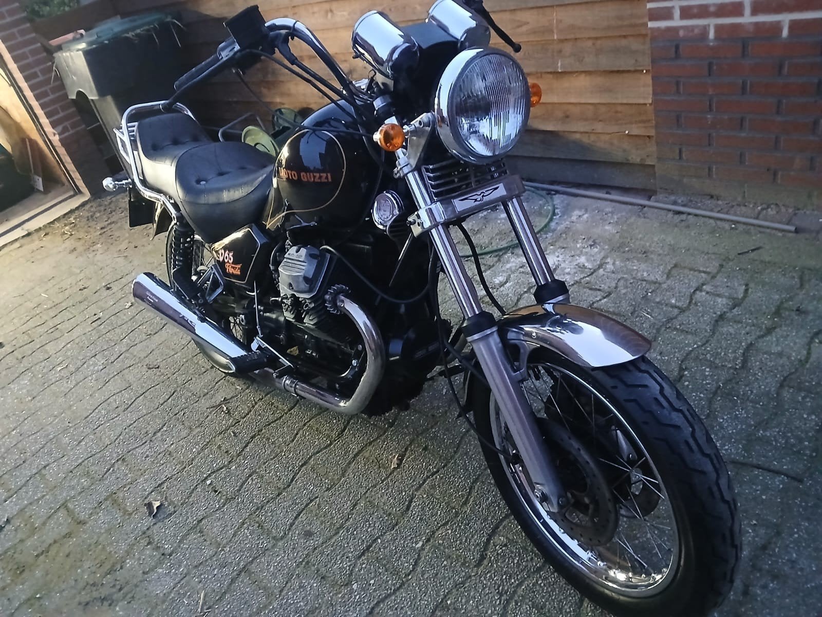Moto Guzzi V65 Florida Chopper - Klassieke Stijl, Motoren, Motoren | Moto Guzzi, Cardan-aandrijving, 2 cilinders, Motorrijbewijs A
