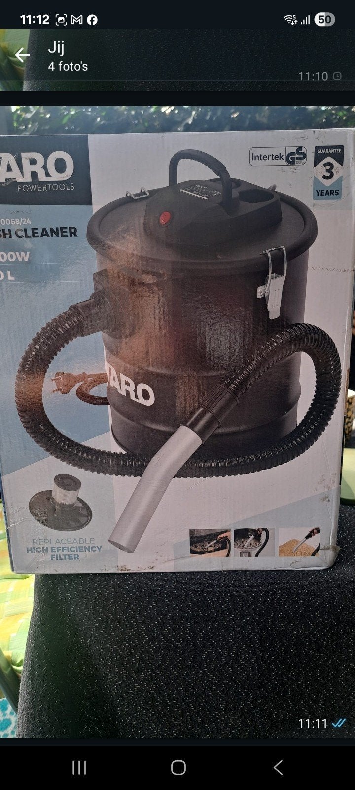 Varo Ash Cleaner - Aszuiger 1200W 20L, Ophalen, Nieuw, Industriële stofzuiger, Reservoir