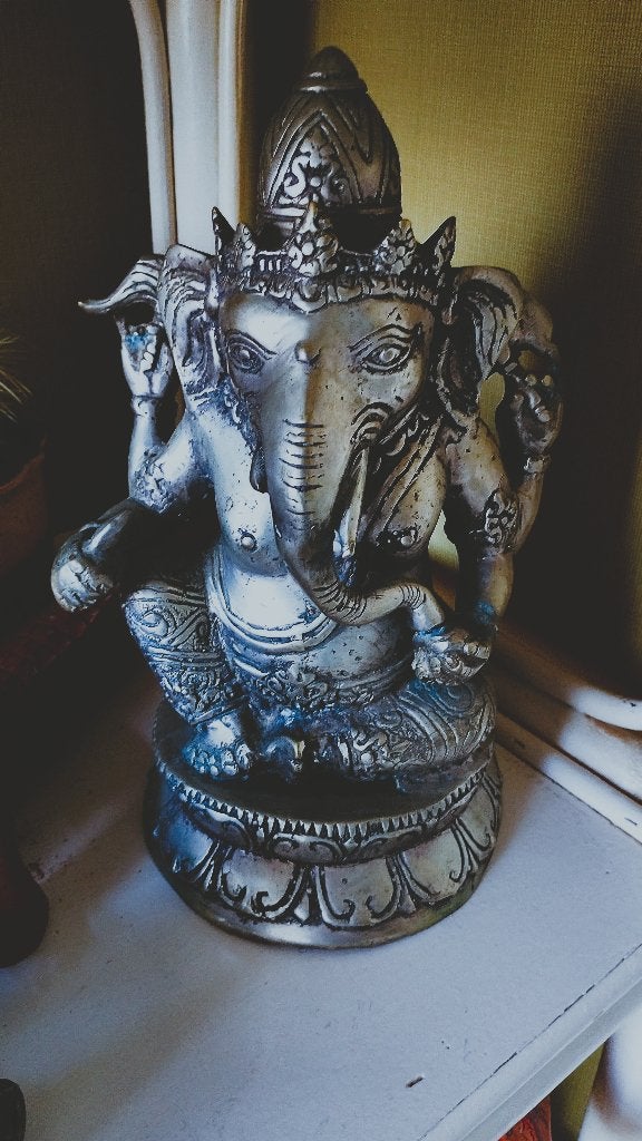 Boeddha Ganesha brons Hindoestaans India Nepal, Ophalen of Verzenden, Zo goed als nieuw