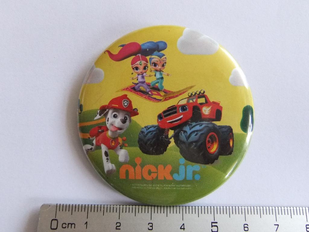 metalen Button paw patrol, Verzenden, Zo goed als nieuw, Overige onderwerpen