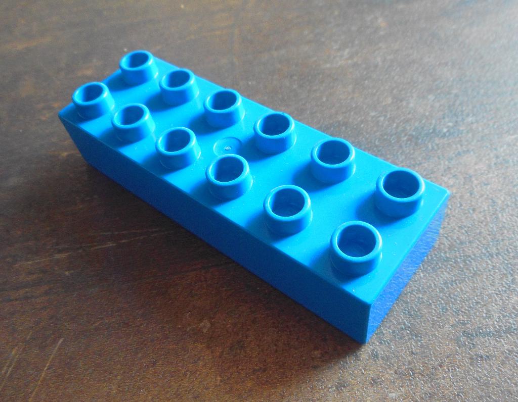 Lego Duplo Brick 2x6 (zie foto's) 2, Ophalen of Verzenden, Gebruikt, Losse stenen, Duplo