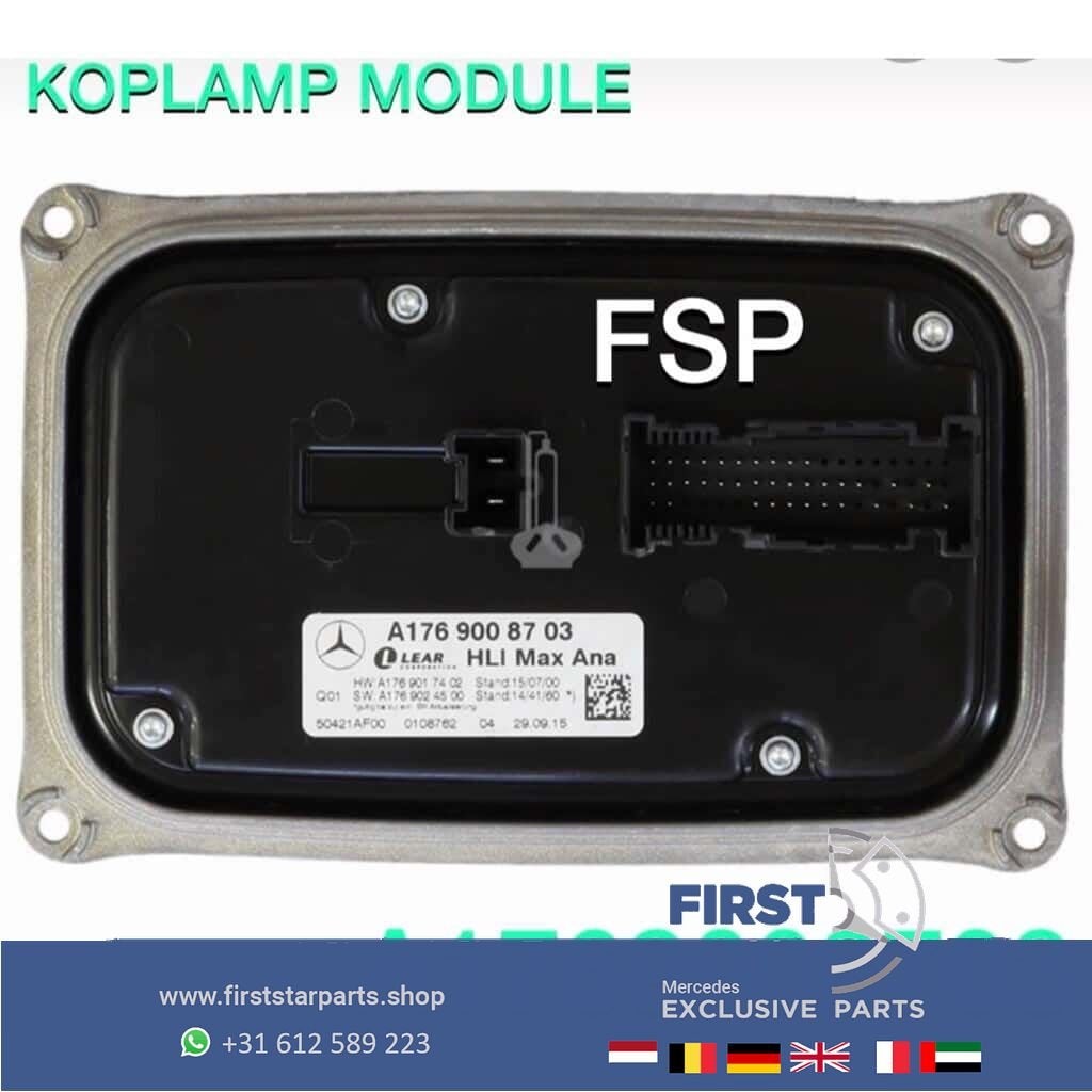 A1769008703 W176 W117 LED koplamp module Mercedes A CLA Klas, Gebruikt, -, Ophalen of Verzenden, -