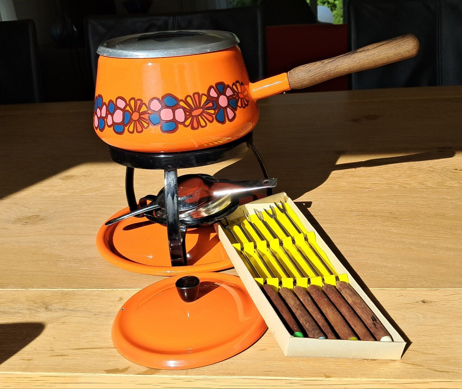 fonduestel retro, Ophalen of Verzenden, Huis en Inrichting