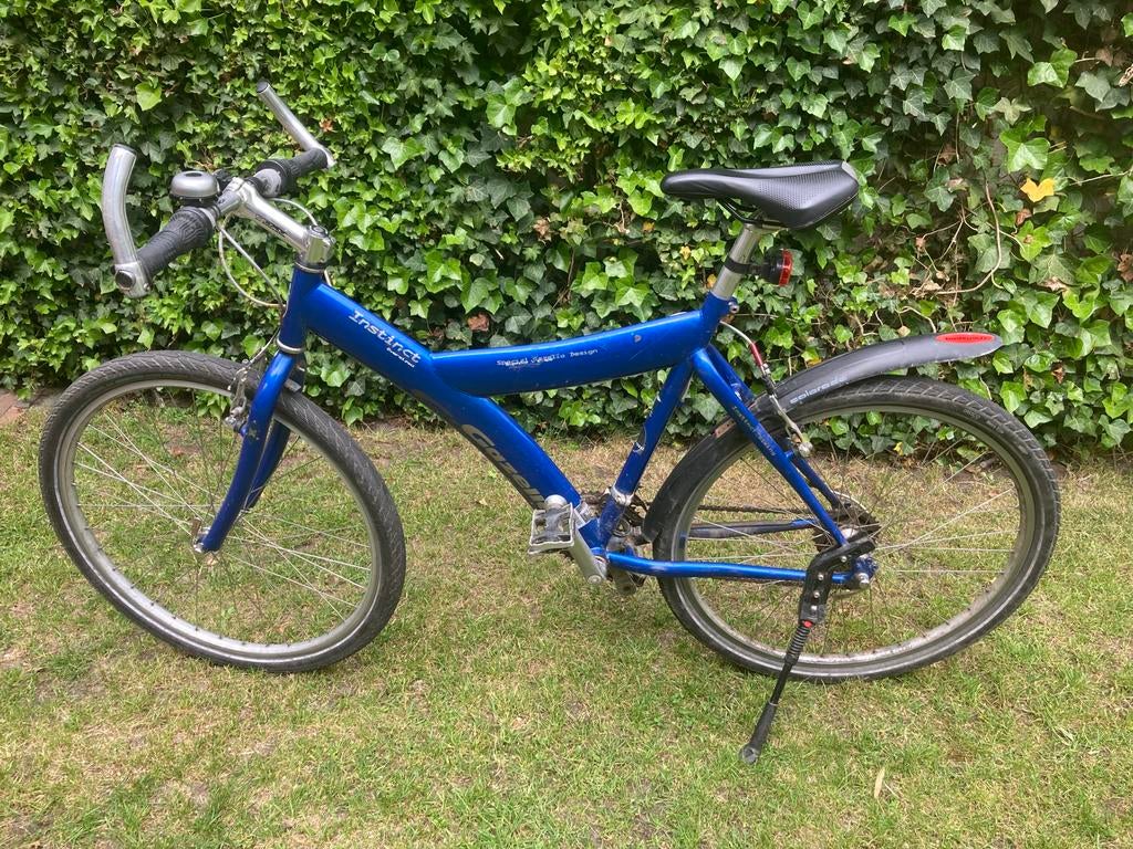 Blauwe Gazelle Instinct fiets, framemaat 51, Fietsen en Brommers, Fietsen | Mountainbikes en ATB, Ophalen, Gebruikt, Heren, 49 tot 53 cm