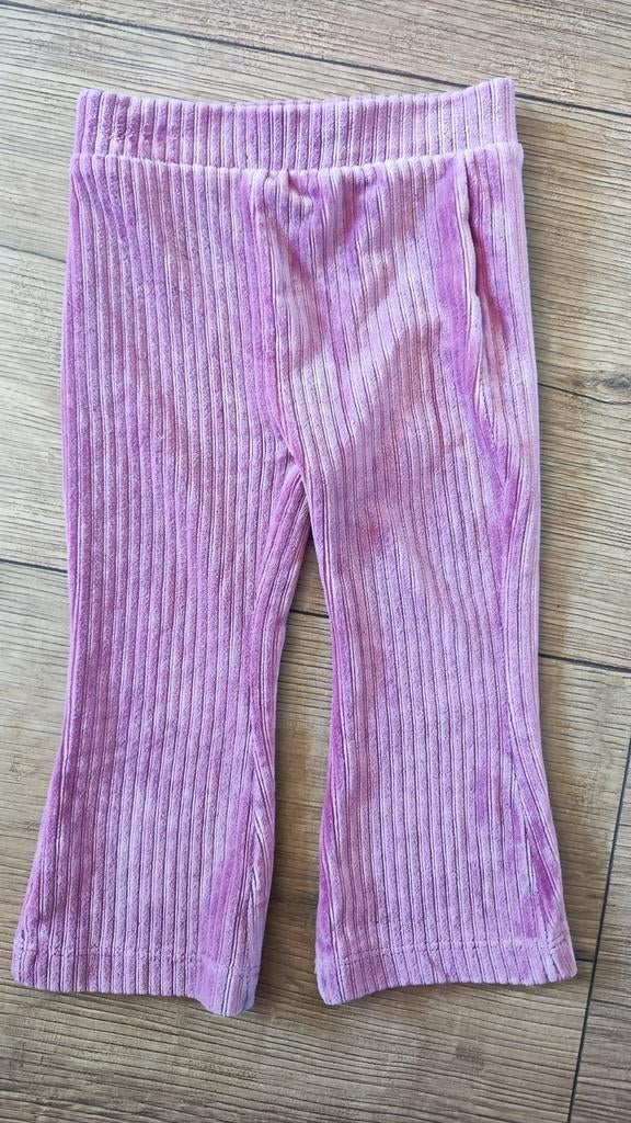 Roze flared broekje maat 80, Ophalen of Verzenden, Gebruikt, Meisje, Broekje