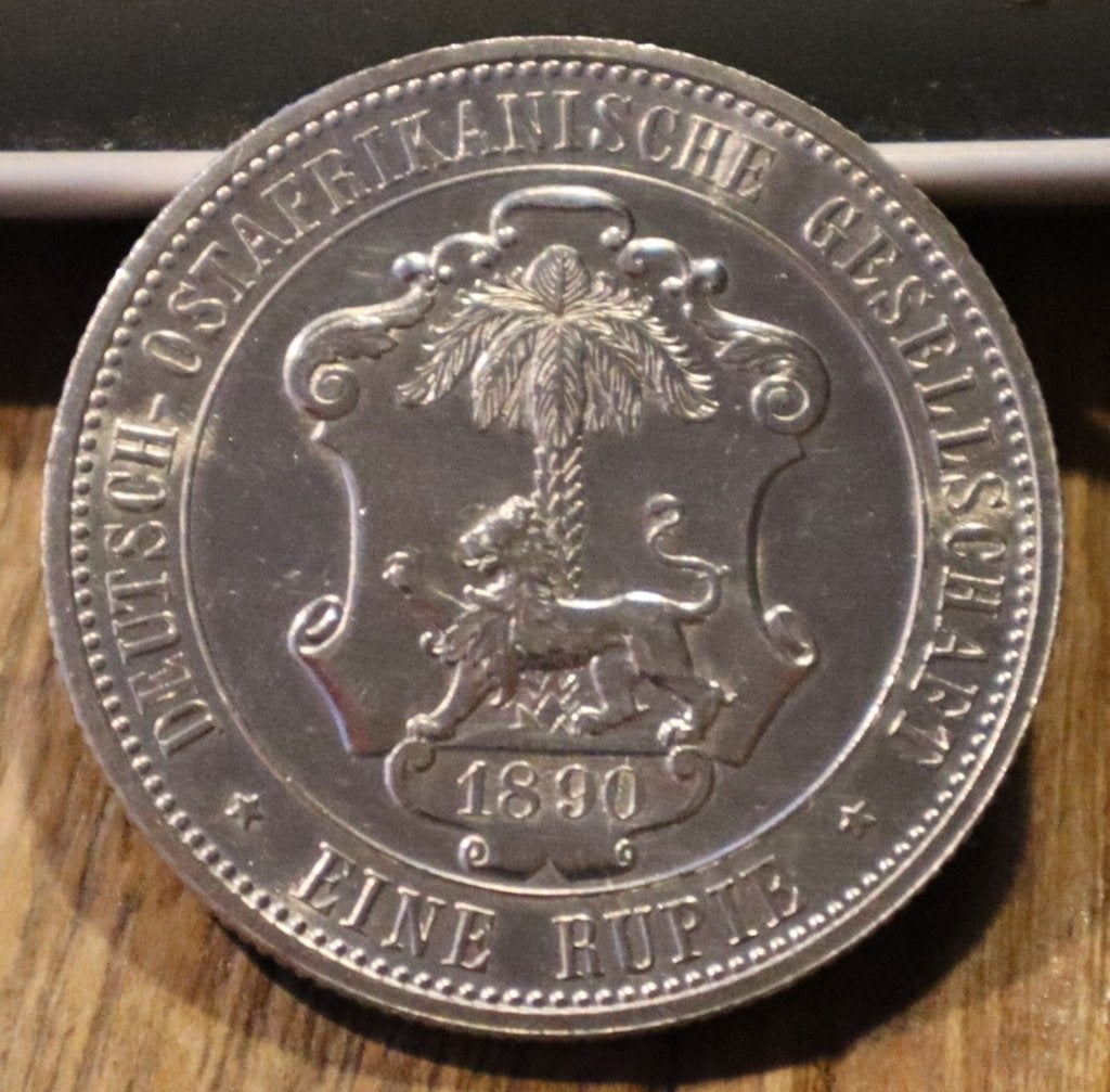 1 Rupie  - Duits Oost Afrika - 1890 - zilver / UNC, Postzegels en Munten, Verzenden, Overige landen, Zilver