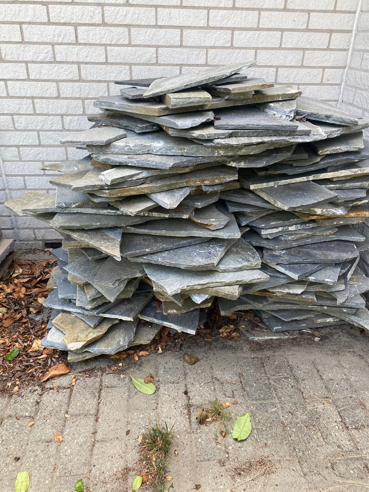 Flag stones nieuw natuursteen ongeveer 1 m3, Tuin en Terras, Ophalen, Graniet, Overige typen, Nieuw