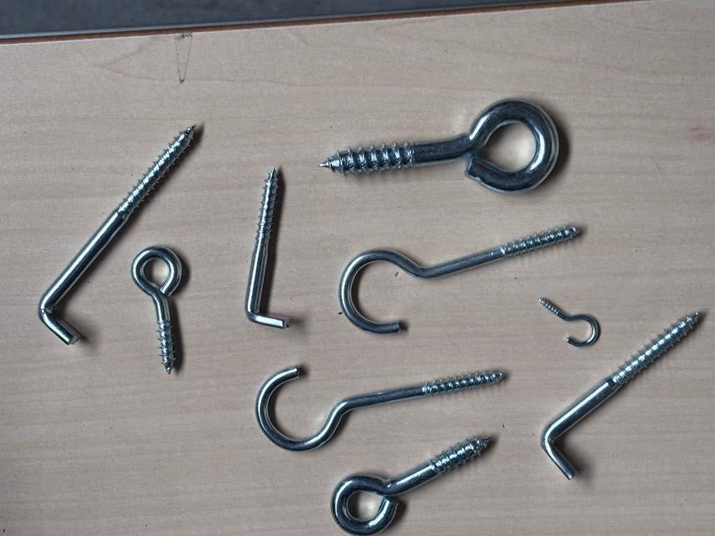 Wandhaken, schroefogen en schroefhaken. T.E.A.B.  MOET WEG, Ophalen of Verzenden, Nieuw, 50 tot 100 mm, Overige typen