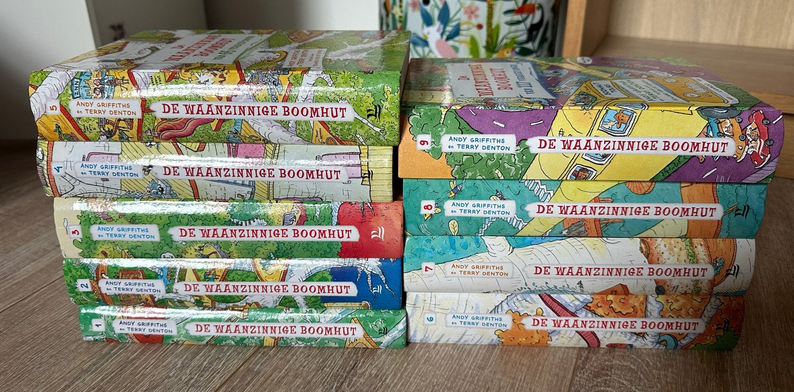 De Waanzinnige Boomhut serie deel 1 t/m 9, Boeken, Ophalen, Gelezen, Fictie algemeen