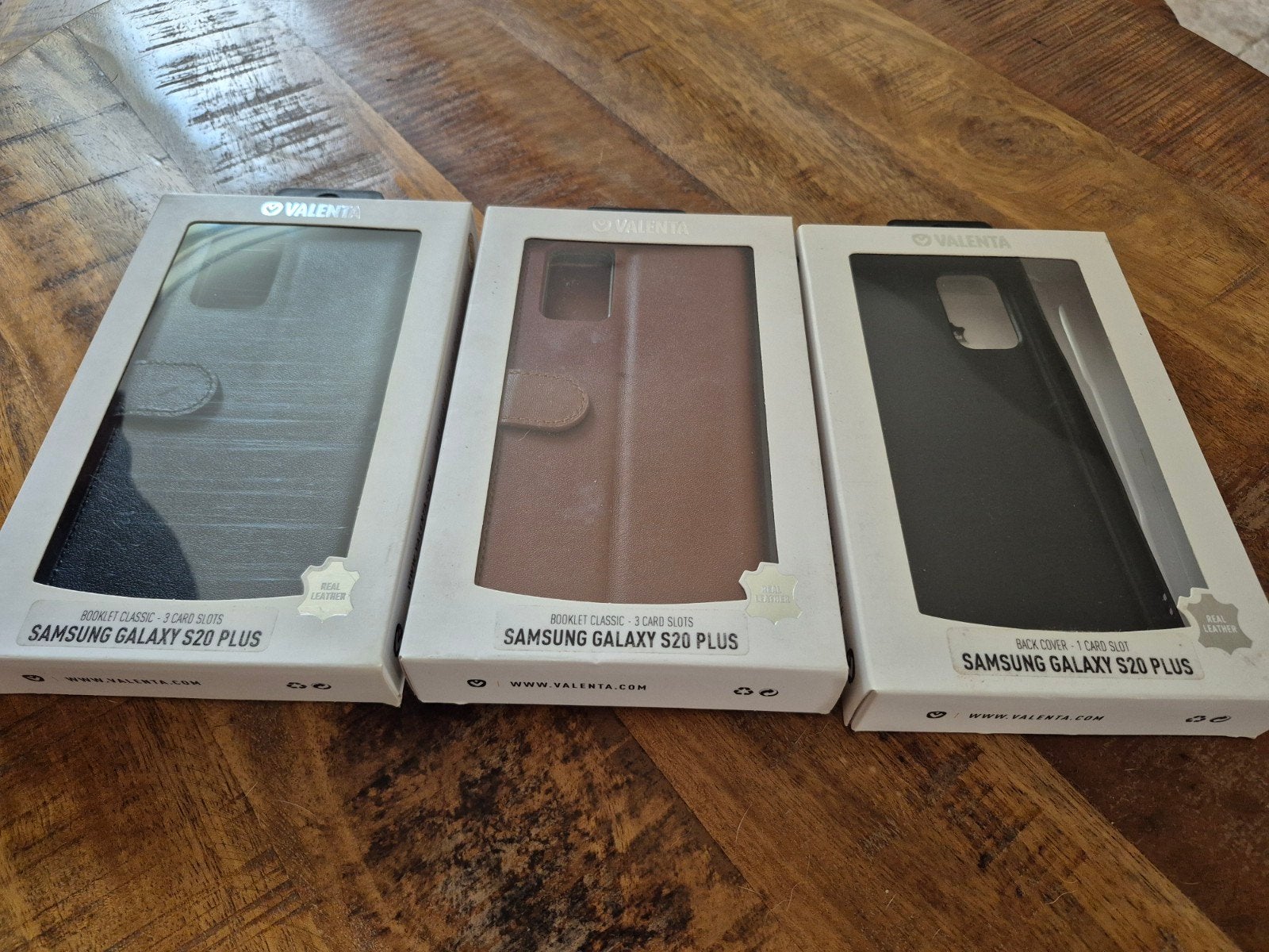 Valenta Leren Hoesjes Samsung Galaxy S20 Plus - Nieuw!, Ophalen, Nieuw, Overige modellen, Flipcase