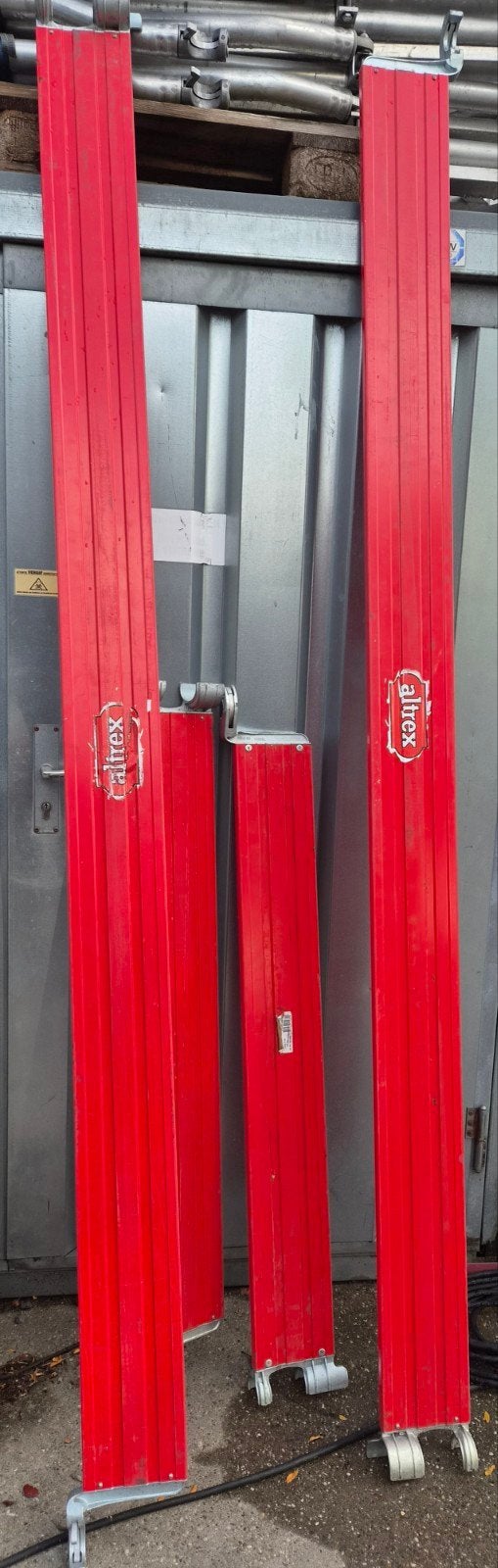 te koop aluminium kant plank set altrex 245x135, Doe-het-zelf en Verbouw, Altrex, Ophalen of Verzenden, Rolsteiger of Kamersteiger