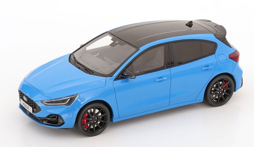 OttoMobile 1:18 Ford Focus ST 2024 blauw/zwart nieuw, Ophalen of Verzenden, Nieuw, Auto, OttOMobile
