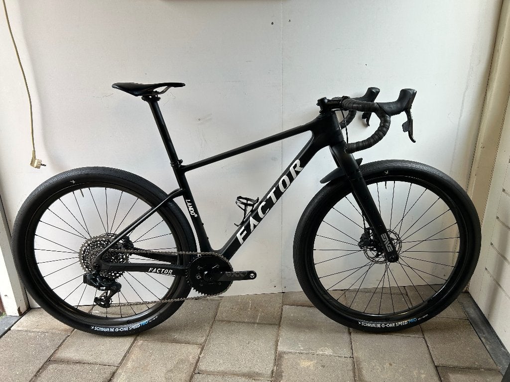 Factor Lando HT gravel / strandfiets, Hardtail, 49 tot 53 cm, Zo goed als nieuw, Schijfrem