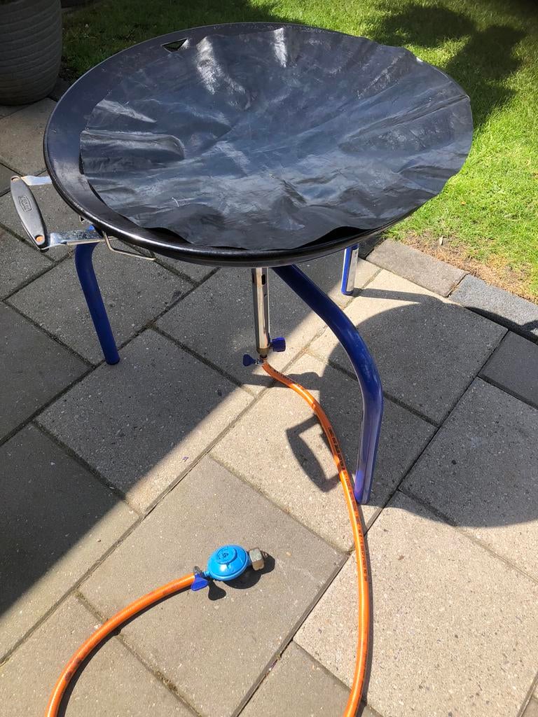 Skottelbraai, Ophalen, Zo goed als nieuw