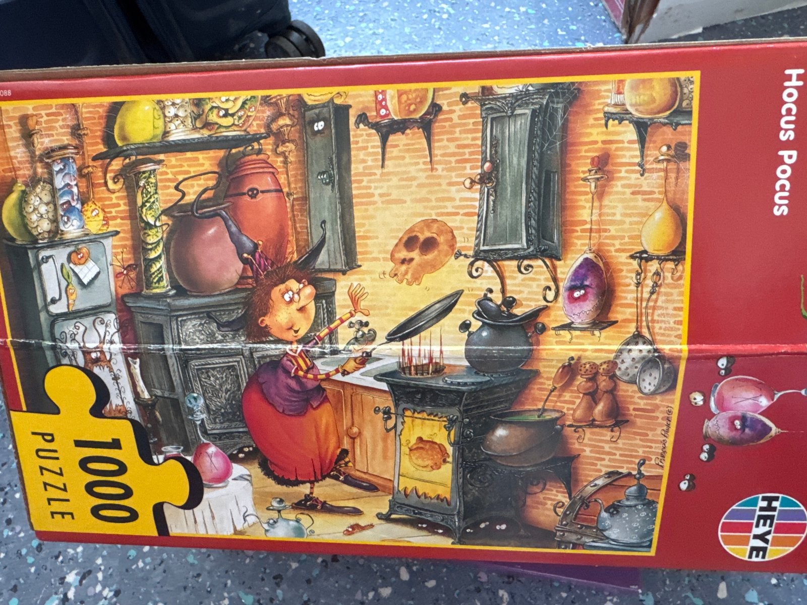 Heye Hocus Pocus Legpuzzel 1000 stukjes, Ophalen of Verzenden, 500 t/m 1500 stukjes, Gebruikt, Legpuzzel