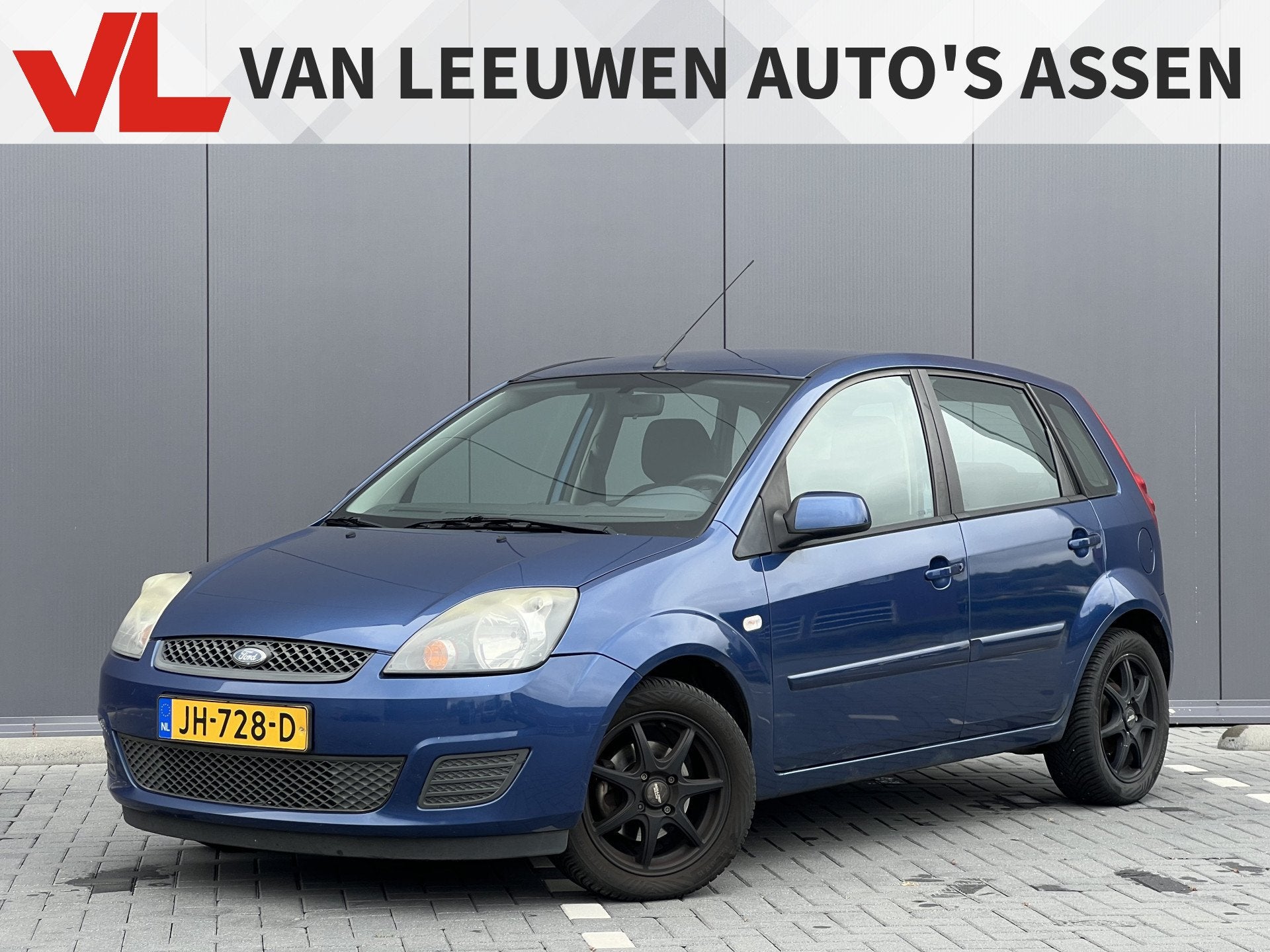 Ford Fiesta 1.3-8V Style | Airco | Lichtmetalen velgen |, Auto's, Ford, 1299 cc, 4 cilinders, Blauw, Bedrijf