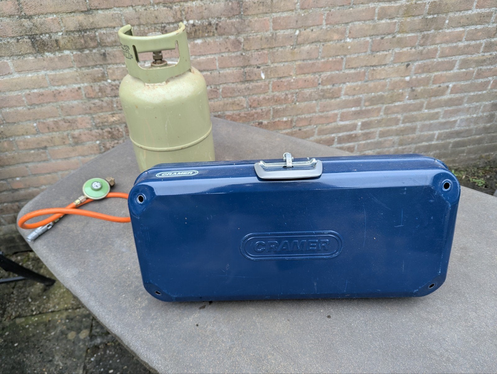 Cramer koffergrill, Caravans en Kamperen, Ophalen