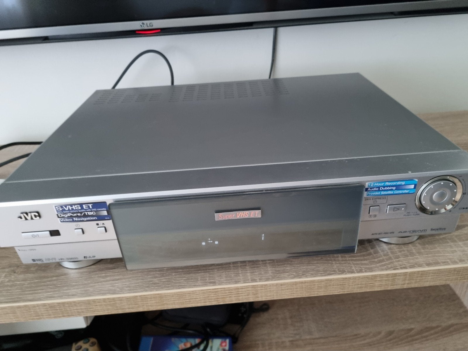 JVC HR-S9850EU S-VHS ET Videorecorder met afstandsbediening, Ophalen of Verzenden, Gebruikt, VHS-speler of -recorder