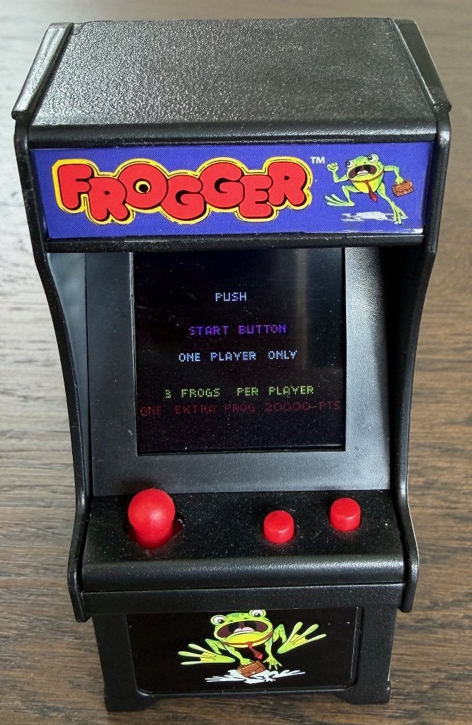 Mini Frogger arcade kast, Ophalen of Verzenden, Zo goed als nieuw