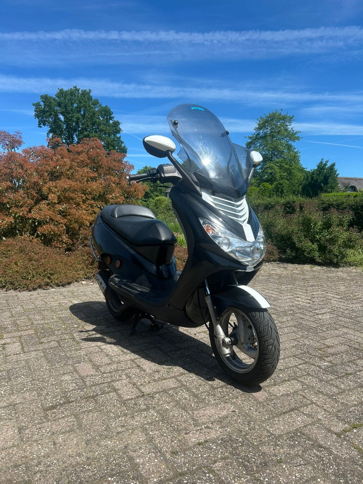 Scooter 2takt 50cc te koop/te ruil, Fietsen en Brommers, Scooters | Peugeot, Ophalen, Zo goed als nieuw, Benzine, Overige modellen