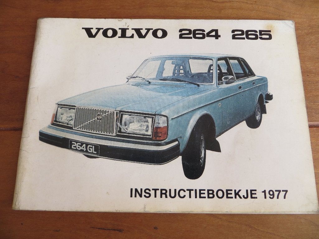 Instructieboek Volvo 264, Volvo 265 1976, modeljaar 1977, Auto diversen, Ophalen of Verzenden