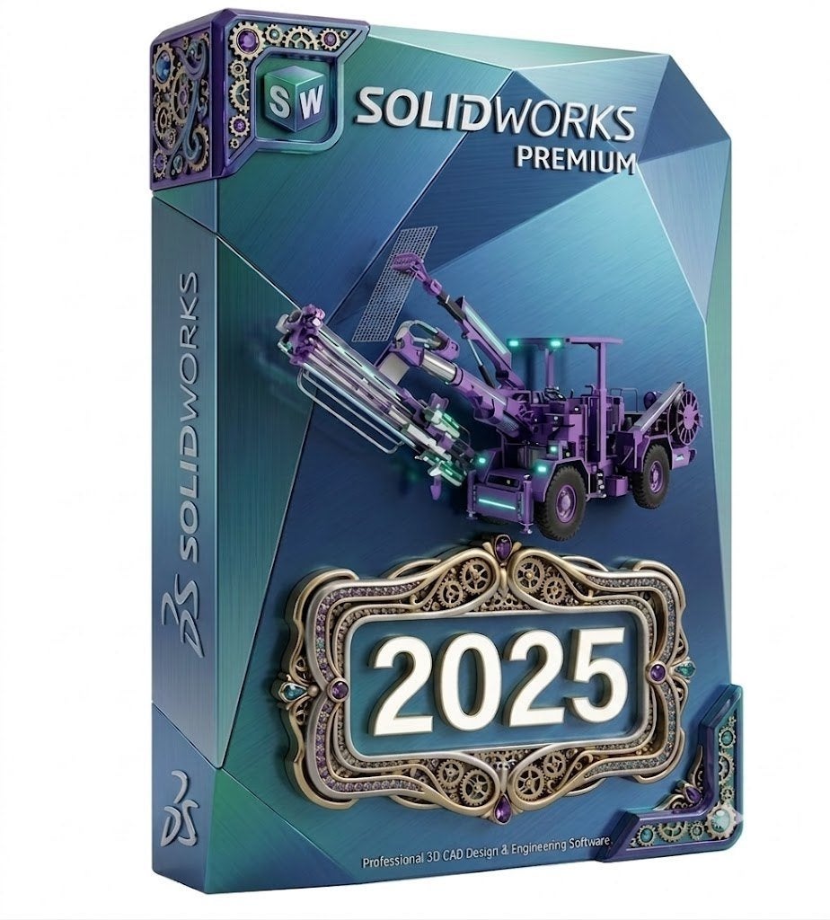 SOLIDWORKS Premium 2025 Mechanische CAD- en Engineering, Computers en Software, Ontwerp- en Bewerkingssoftware, Nieuw, Windows