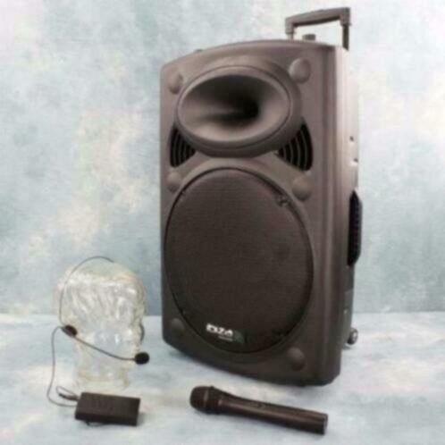 IBIZA SOUND PORT12VHF-BT MOBILE SPEAKER DRAADLOZE MICROFOON