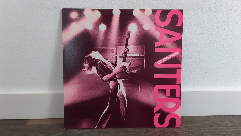 Santers – Shot Down In Flames LP / Vinyl Plaat, Hard Rock, Cd's en Dvd's, Vinyl | Hardrock en Metal, LP, Gebruikt, Ophalen of Verzenden