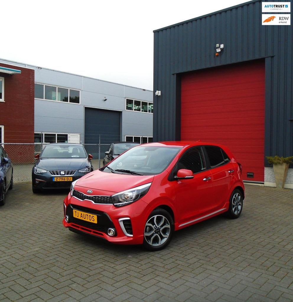 Kia Picanto 1.0 T-GDI GT-Line ,Leder,Navi,Camera, Voorwielaandrijving, Gebruikt, 4 stoelen, Leder