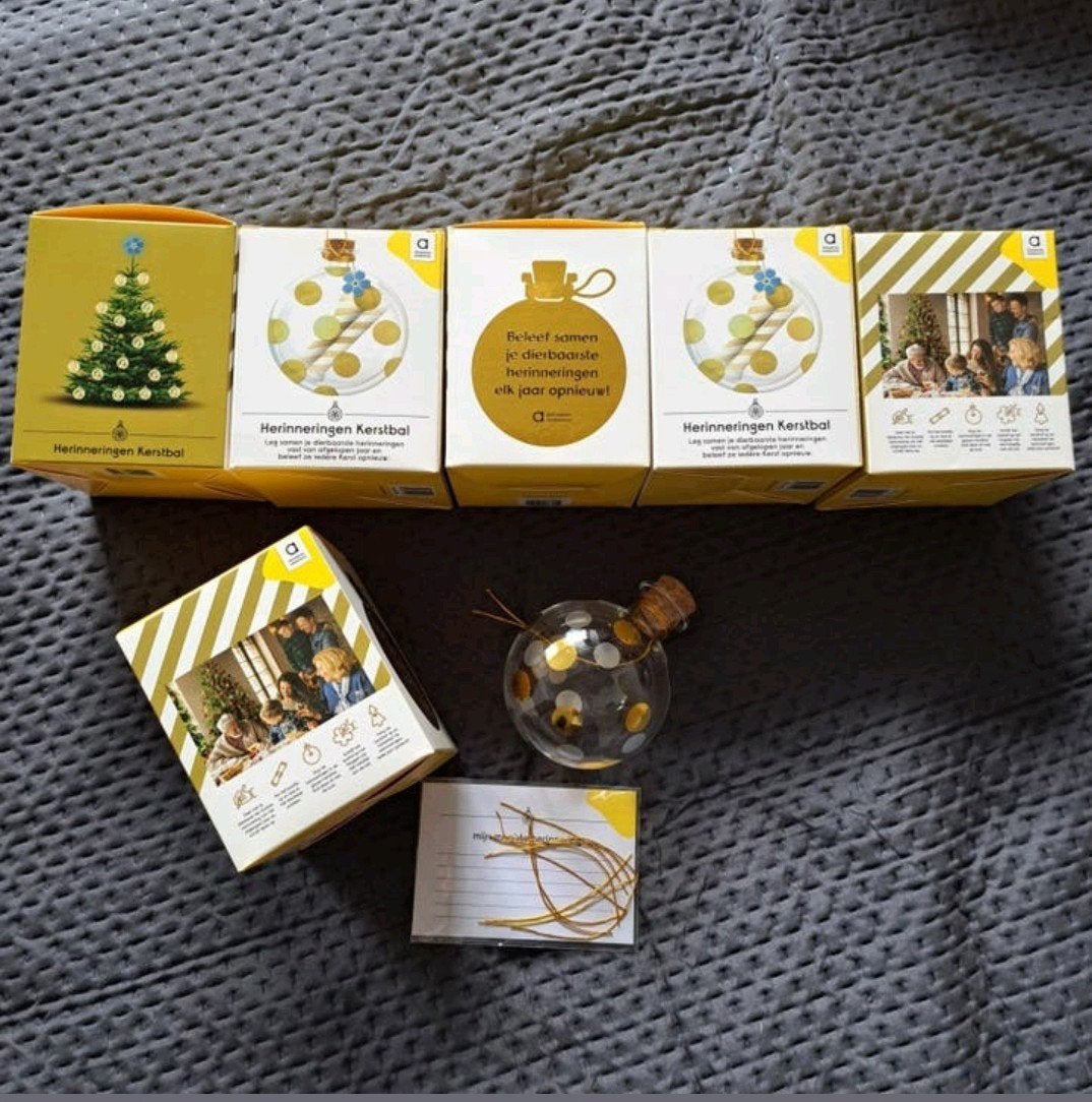 Herinneringen Kerstballen Alzheimer Nederland, Ophalen of Verzenden, Nieuw