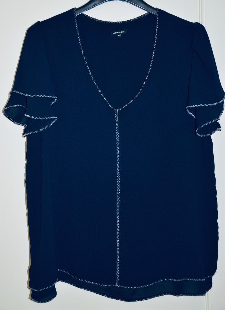 Top, Caroline Biss, maat 40, Kleding | Dames, Tops, Maat 38/40 (M), Blauw, Ophalen of Verzenden, Zo goed als nieuw