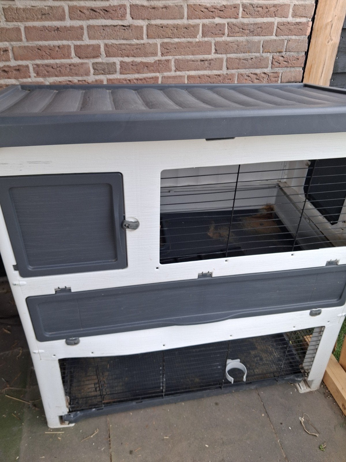 Konijnenhok, Dieren en Toebehoren, Knaagdieren en Konijnen | Hokken en Kooien, Ophalen, 90 cm of meer, Hok, 110 cm of meer