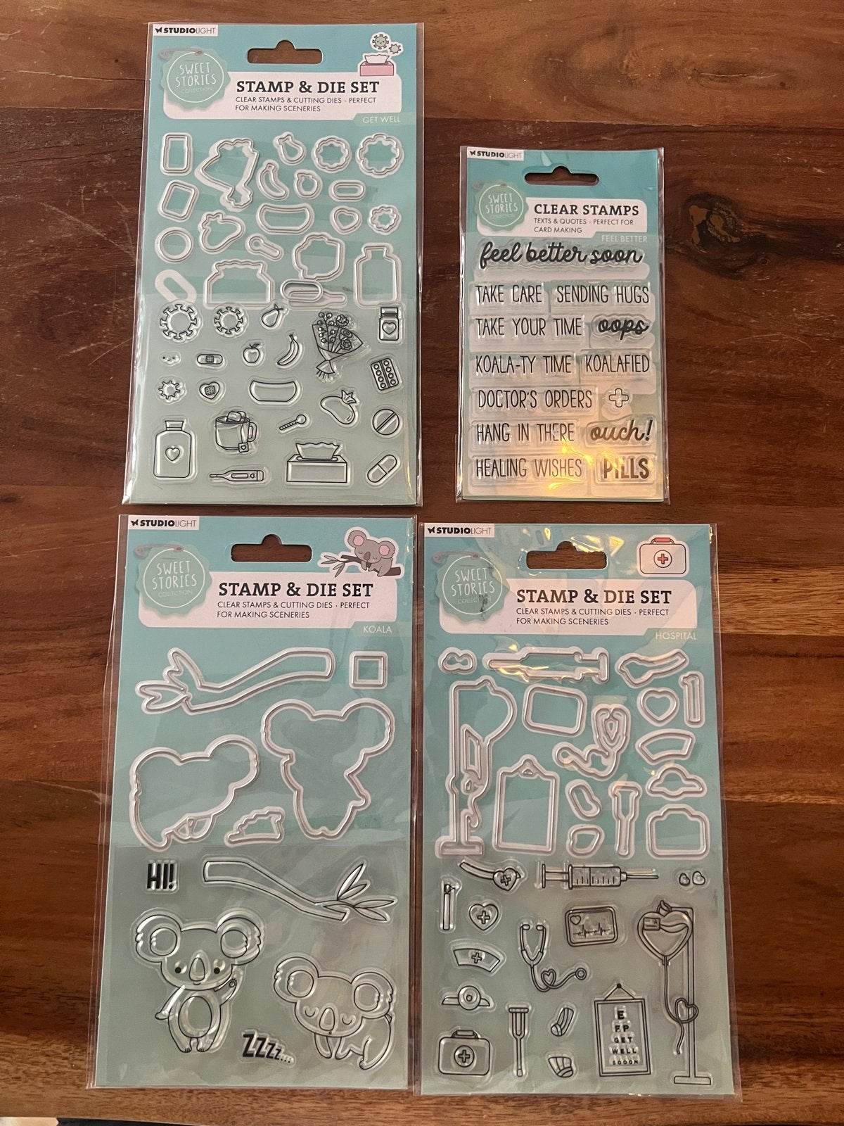 Studio Light Sweet Stories Set - Beterschap, Ophalen of Verzenden, Zo goed als nieuw, Clearstamp