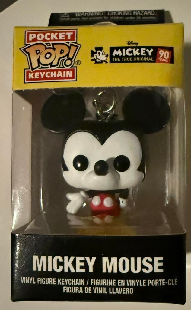 Mickey mouse 90 jaar disney funko keychain, Ophalen of Verzenden, Zo goed als nieuw